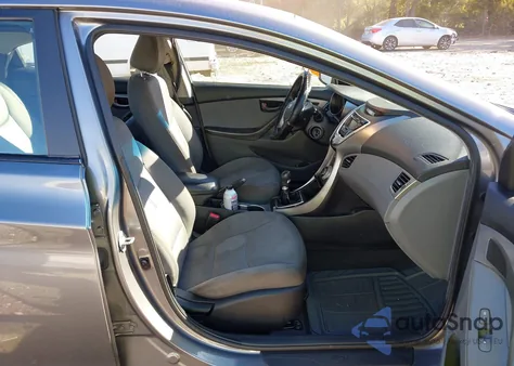 2012 Hyundai Elantra Gls from USA, damaged, VIN 5NPDH4AE5CH115194